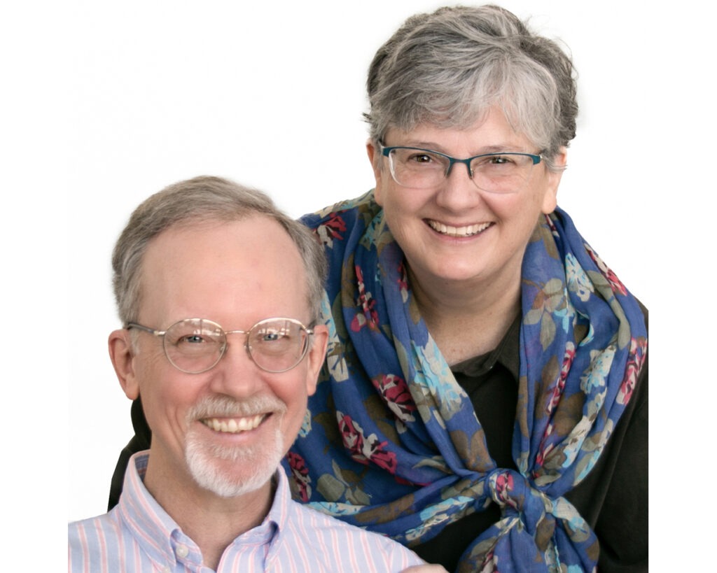 Smiling married couple